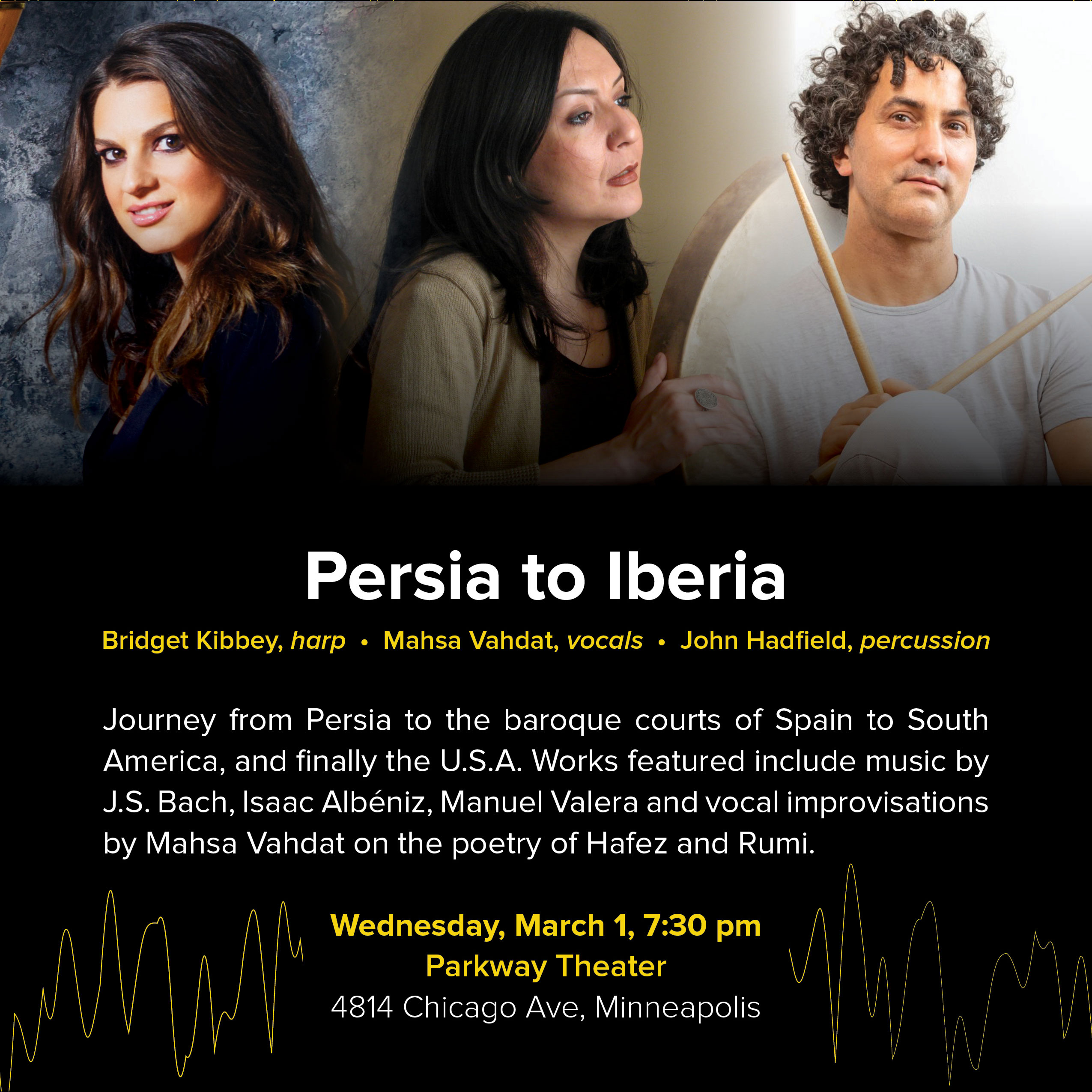 Schubert Club Presents: Persia to Iberia - Mizna